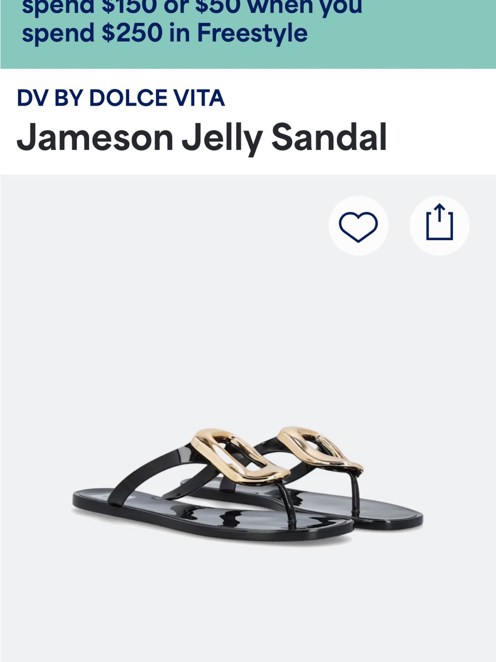 Women's Black and Gold Sandals Size 10